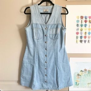 Vintage | Sleeveless denim dress
